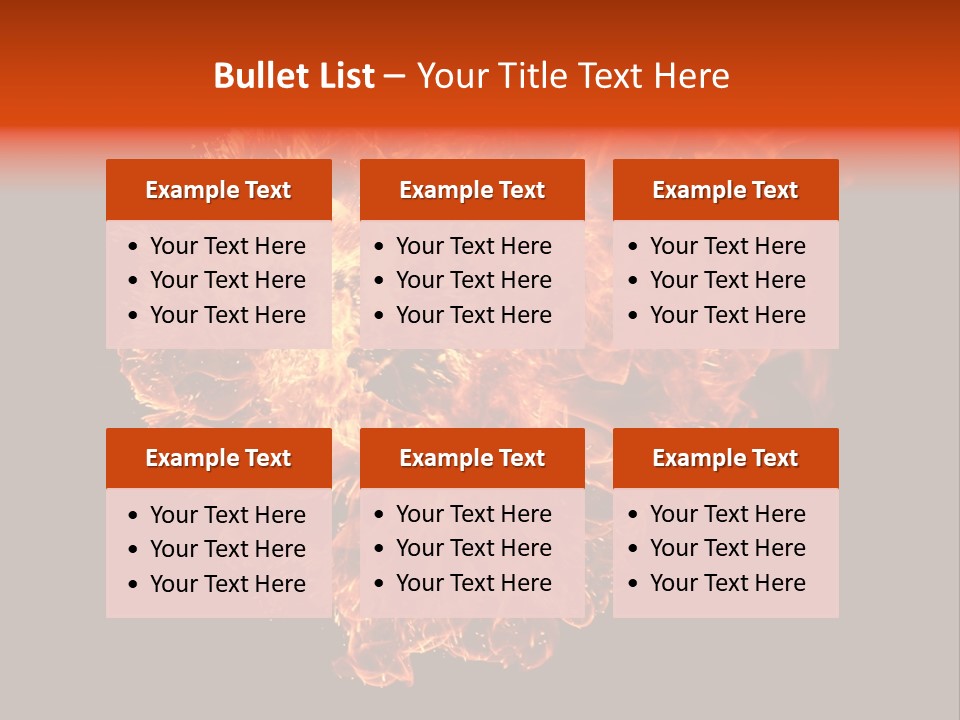 Background Danger Big PowerPoint Template