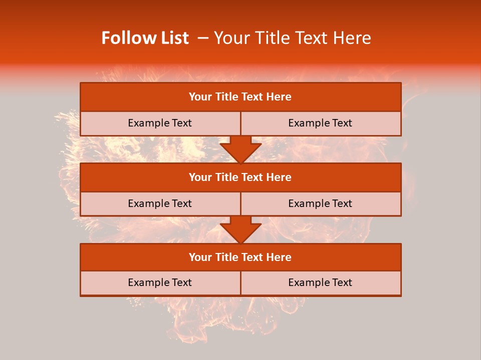 Background Danger Big PowerPoint Template