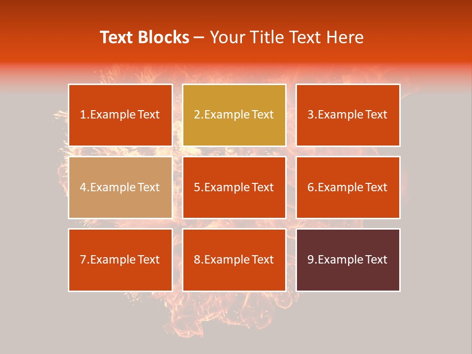 Background Danger Big PowerPoint Template