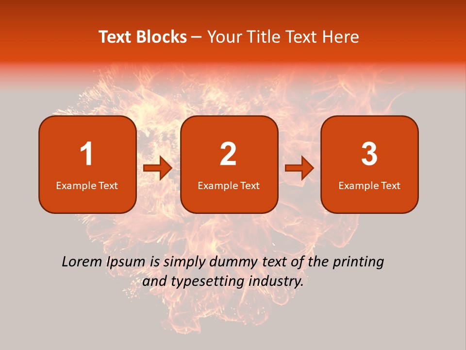 Background Danger Big PowerPoint Template