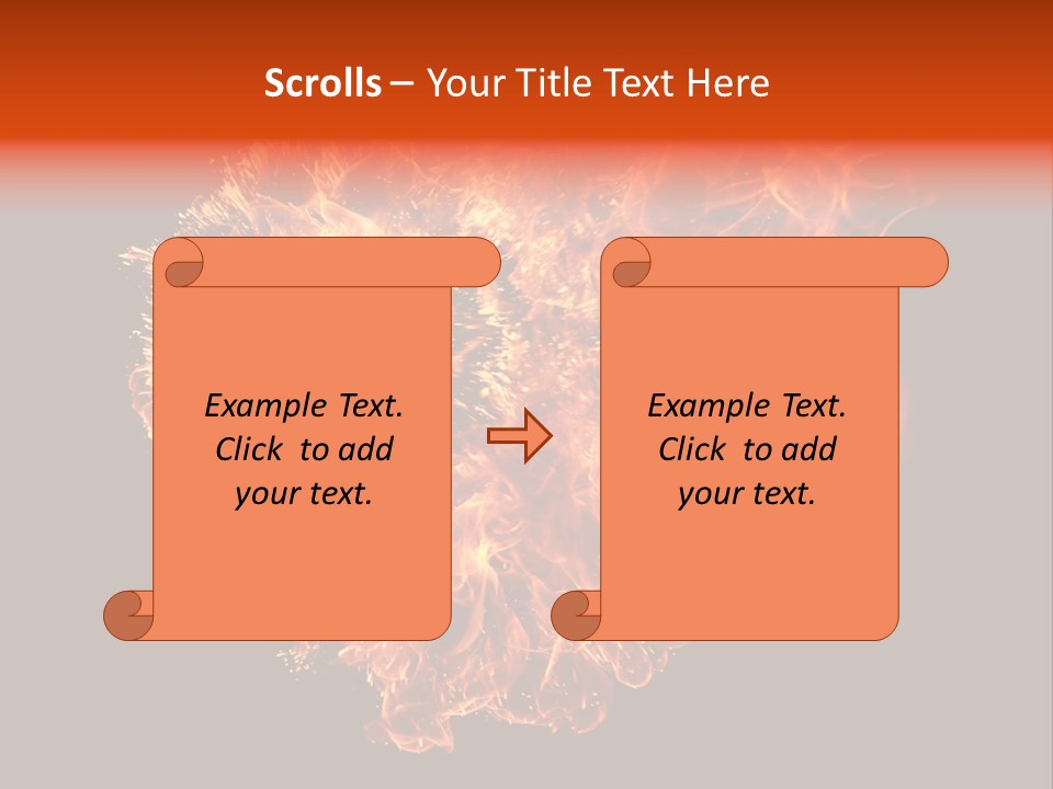Background Danger Big PowerPoint Template