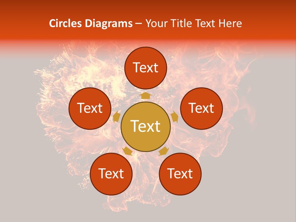 Background Danger Big PowerPoint Template