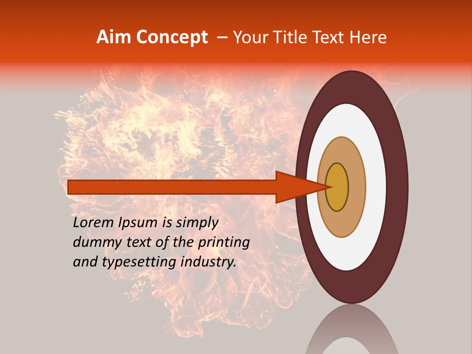 Background Danger Big PowerPoint Template