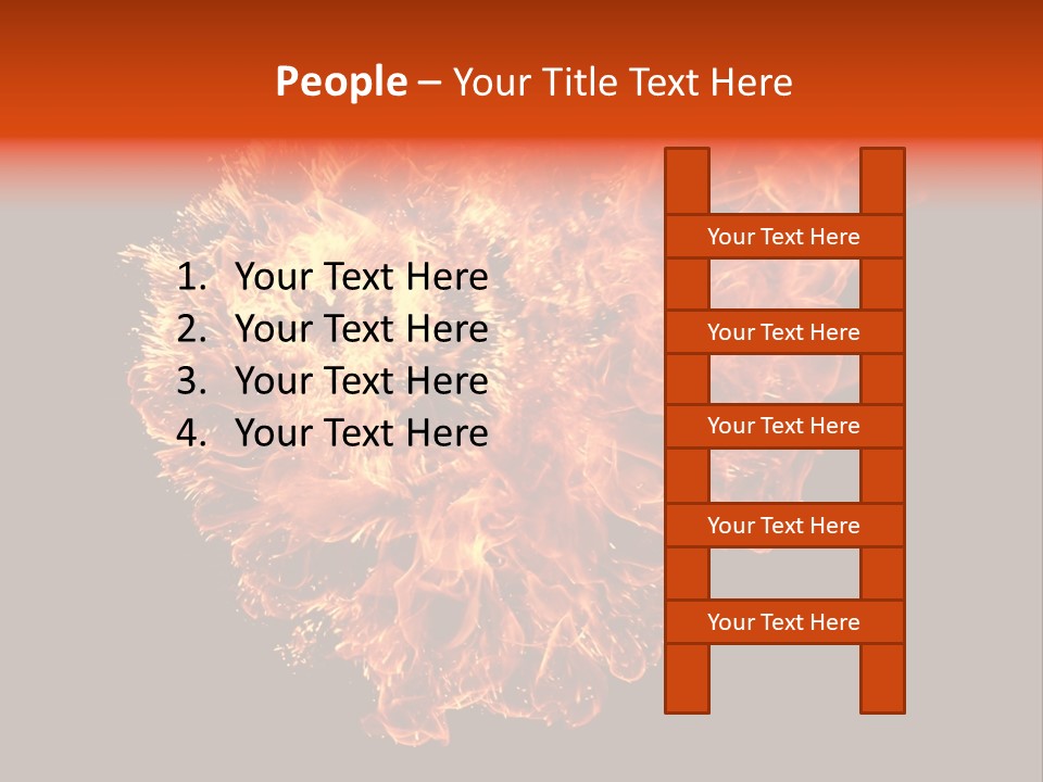 Background Danger Big PowerPoint Template