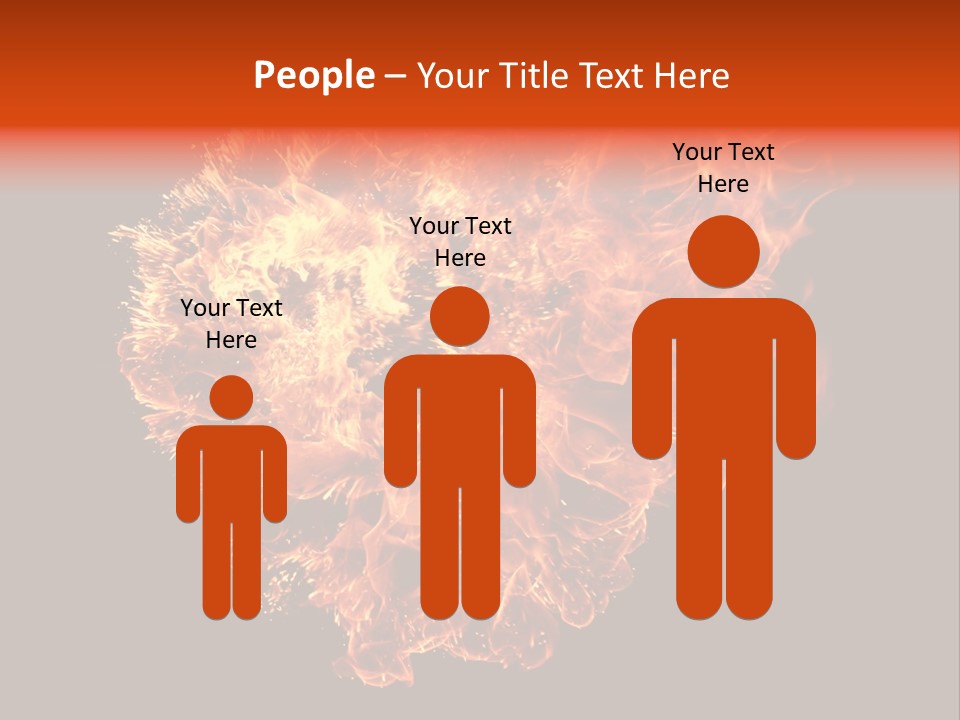 Background Danger Big PowerPoint Template