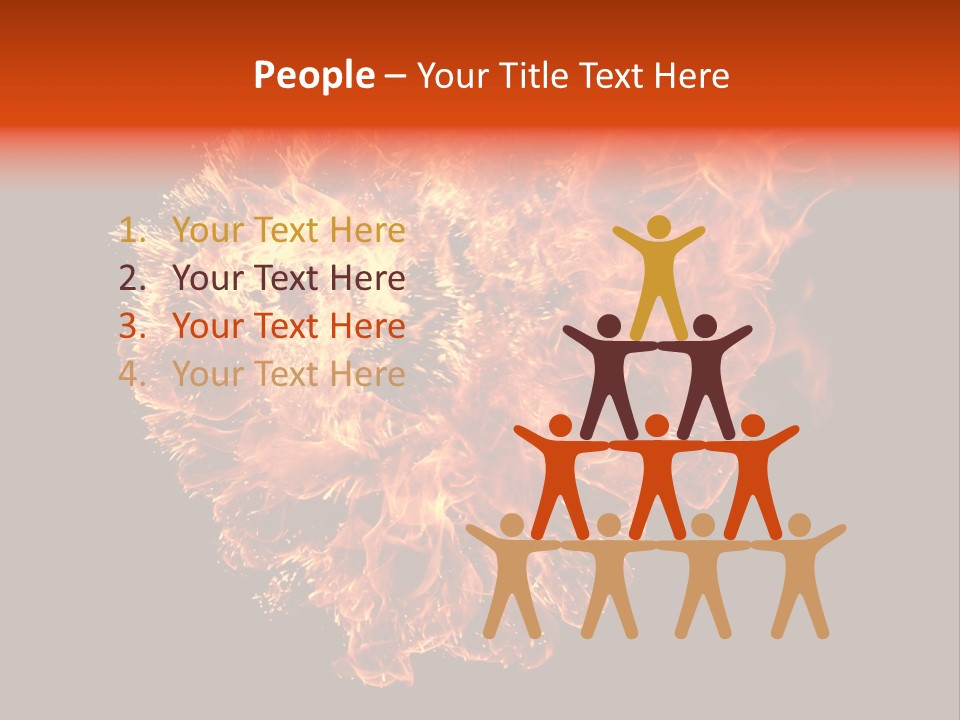 Background Danger Big PowerPoint Template