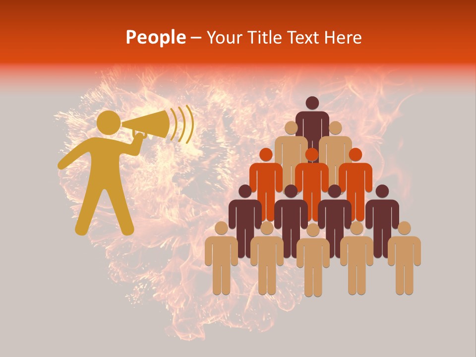 Background Danger Big PowerPoint Template