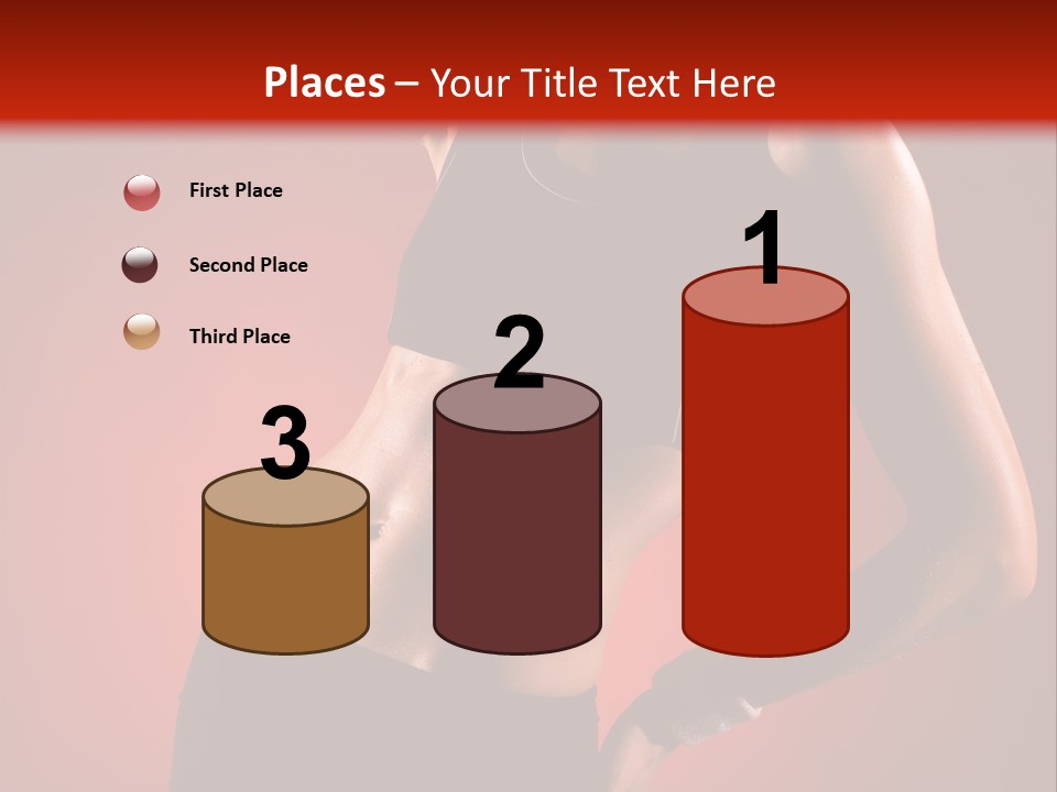 Tan Abdomen Black PowerPoint Template