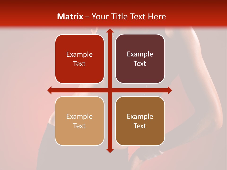 Tan Abdomen Black PowerPoint Template