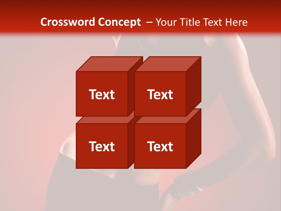 Tan Abdomen Black PowerPoint Template