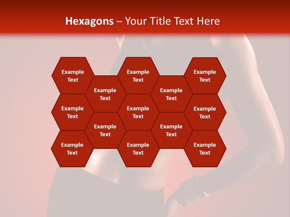 Tan Abdomen Black PowerPoint Template