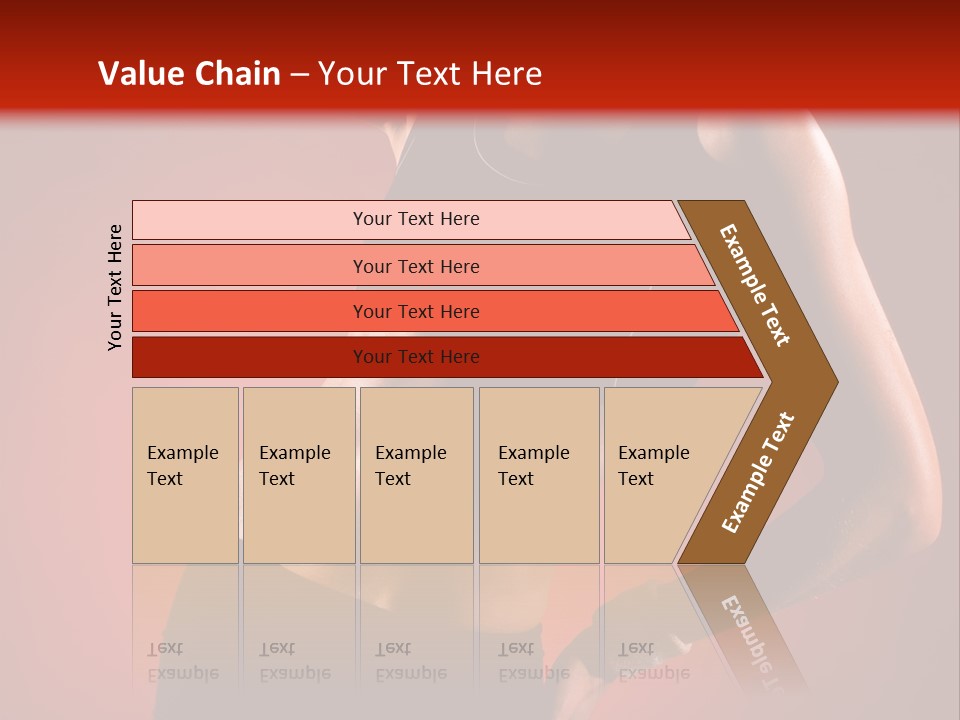Tan Abdomen Black PowerPoint Template