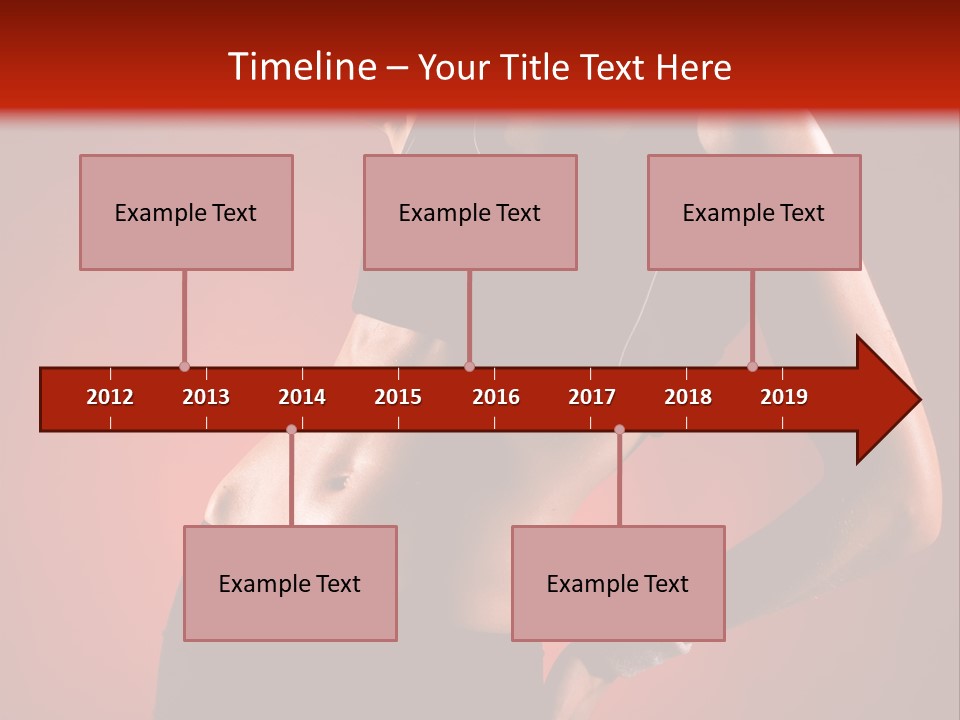 Tan Abdomen Black PowerPoint Template