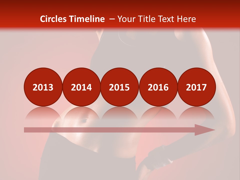 Tan Abdomen Black PowerPoint Template