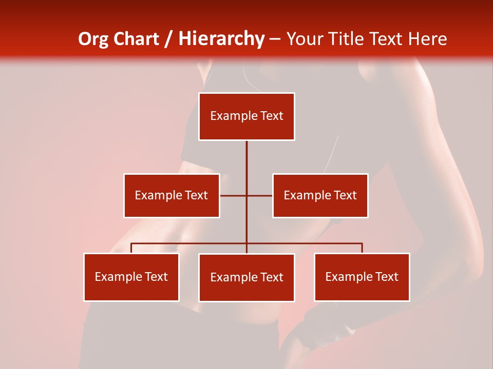 Tan Abdomen Black PowerPoint Template