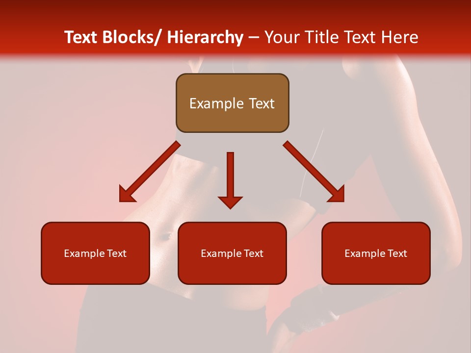 Tan Abdomen Black PowerPoint Template