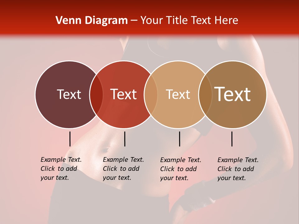 Tan Abdomen Black PowerPoint Template