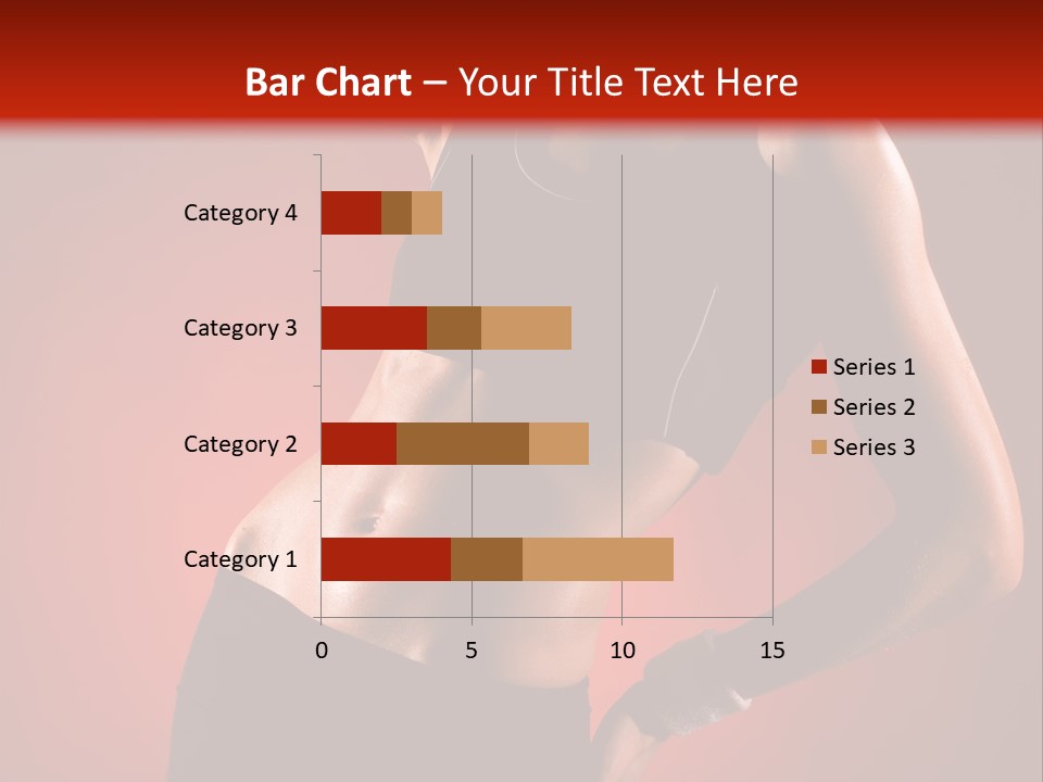 Tan Abdomen Black PowerPoint Template