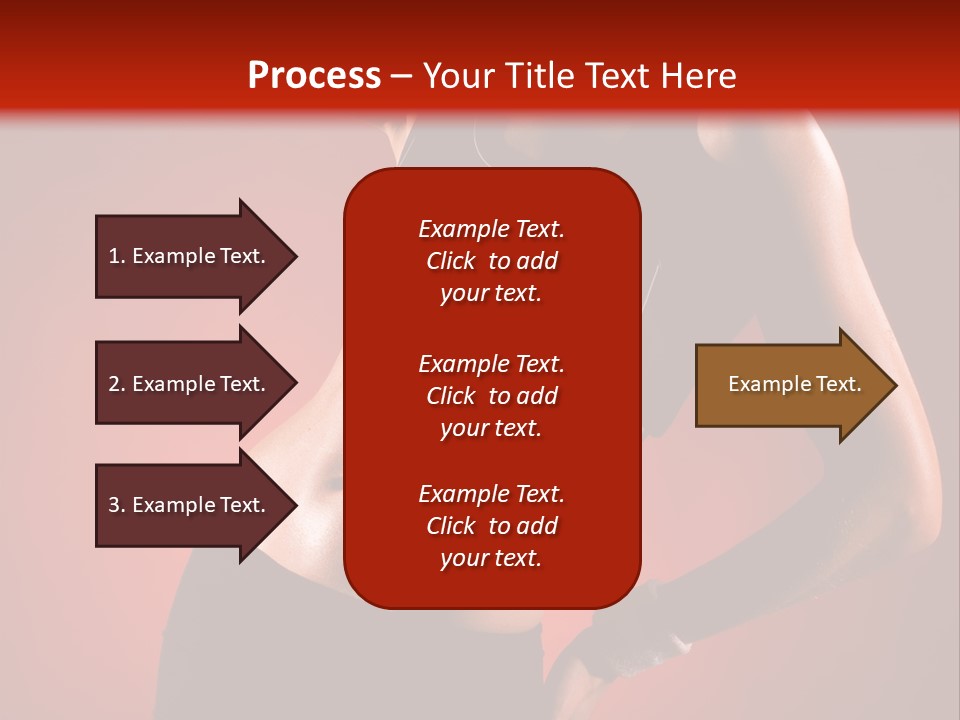 Tan Abdomen Black PowerPoint Template
