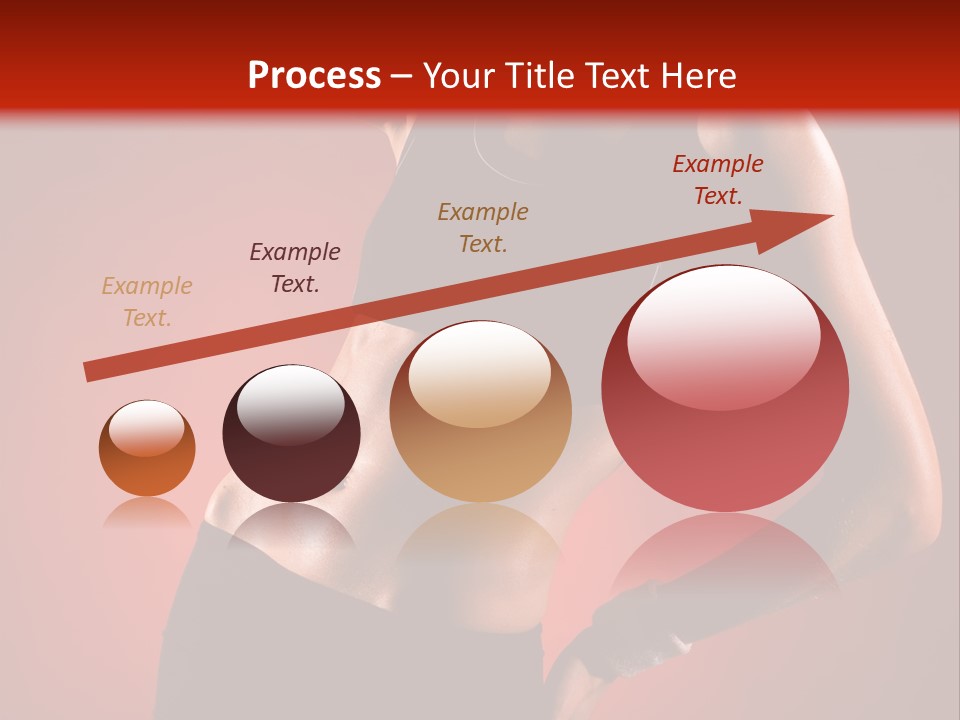 Tan Abdomen Black PowerPoint Template