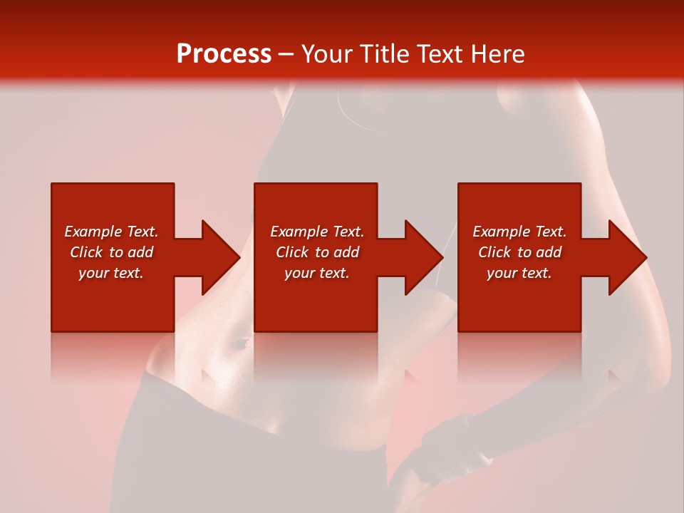 Tan Abdomen Black PowerPoint Template