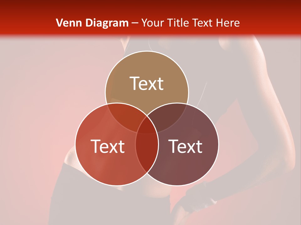 Tan Abdomen Black PowerPoint Template