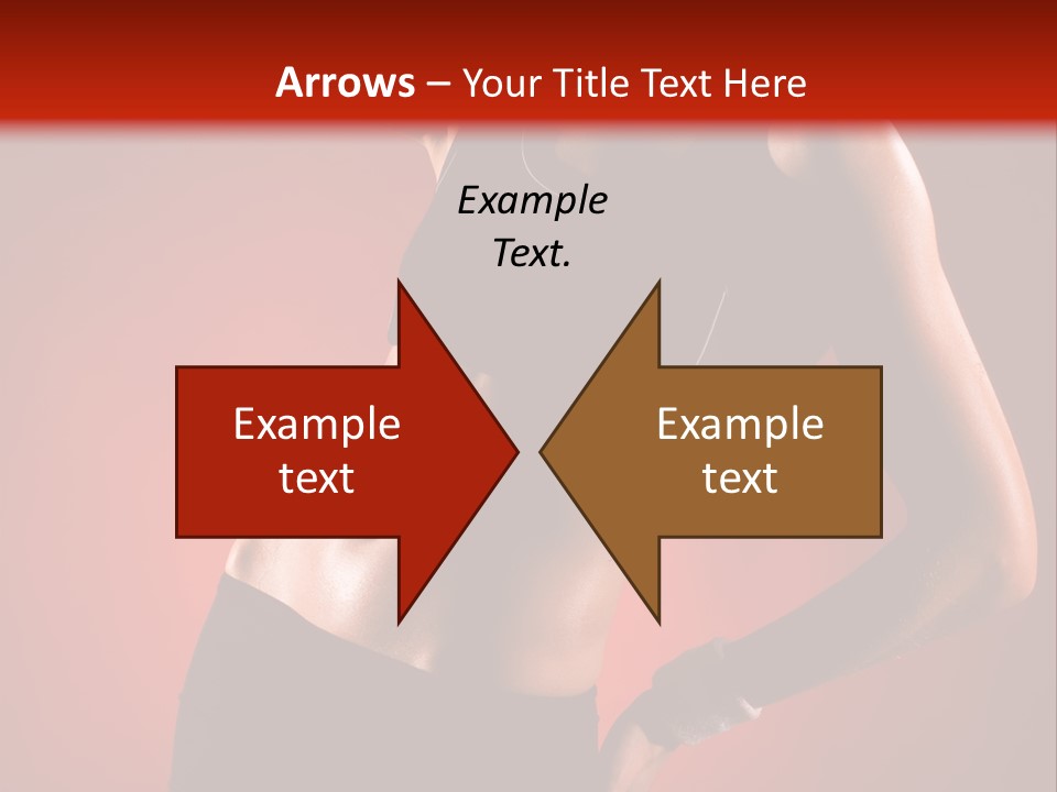 Tan Abdomen Black PowerPoint Template