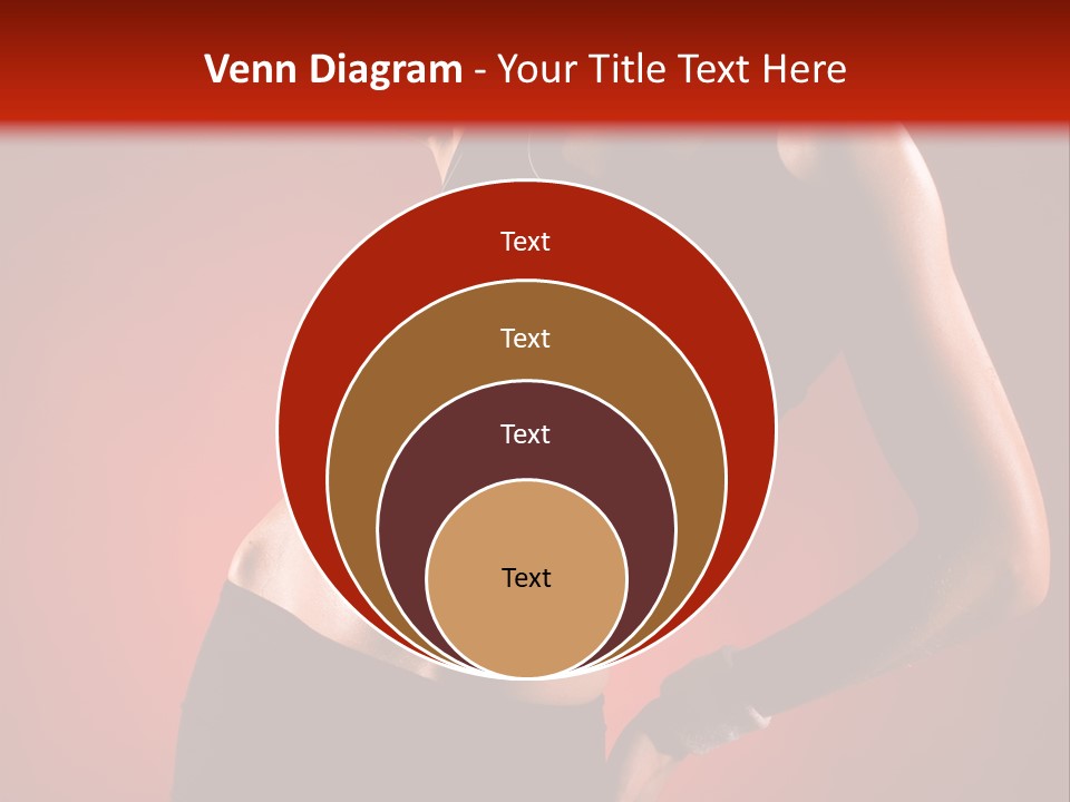 Tan Abdomen Black PowerPoint Template