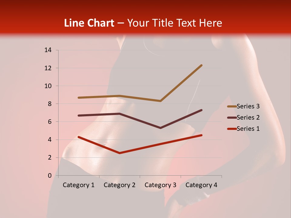 Tan Abdomen Black PowerPoint Template