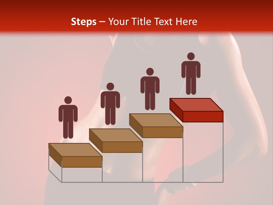 Tan Abdomen Black PowerPoint Template