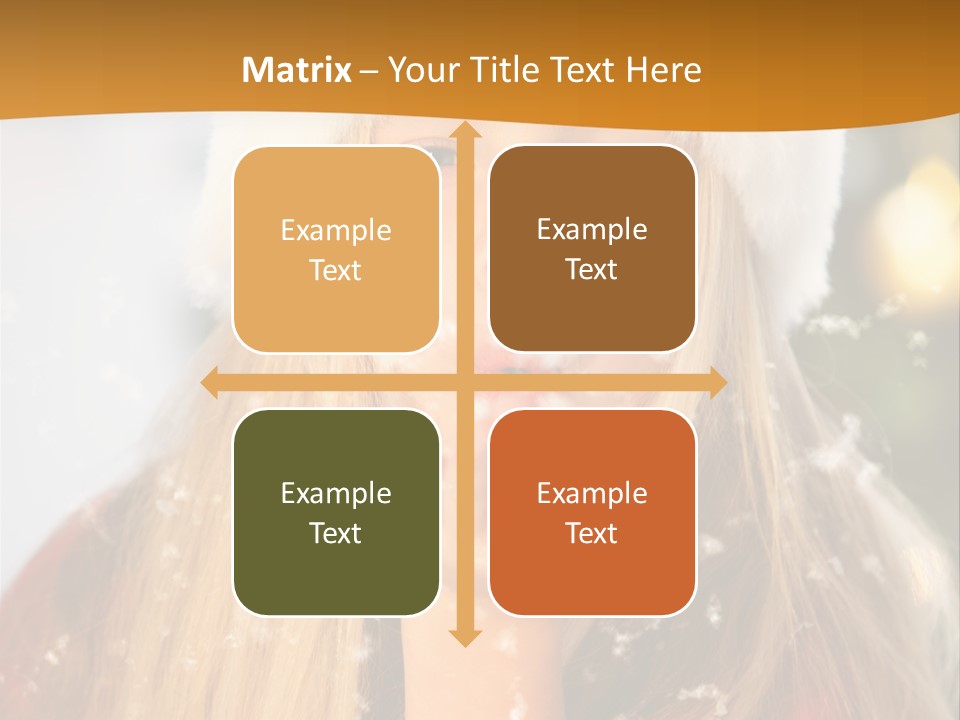 Dreamy Puff Caucasian PowerPoint Template