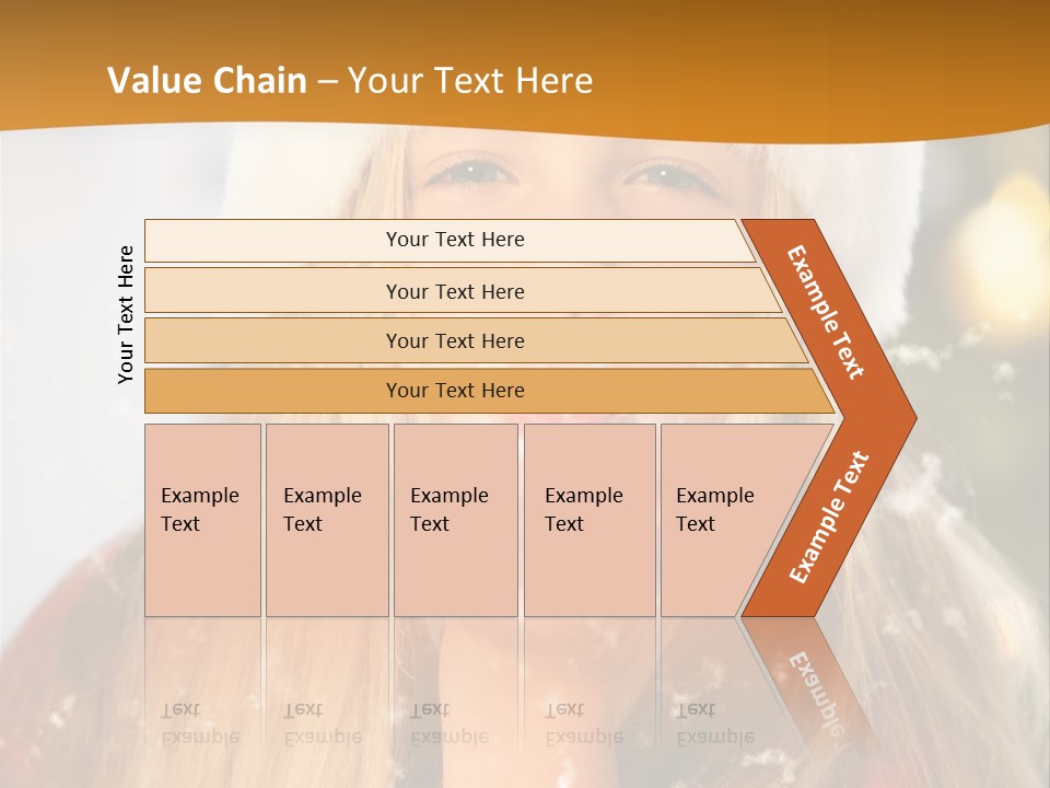 Dreamy Puff Caucasian PowerPoint Template