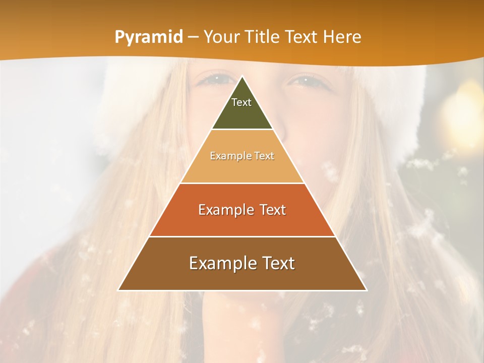 Dreamy Puff Caucasian PowerPoint Template