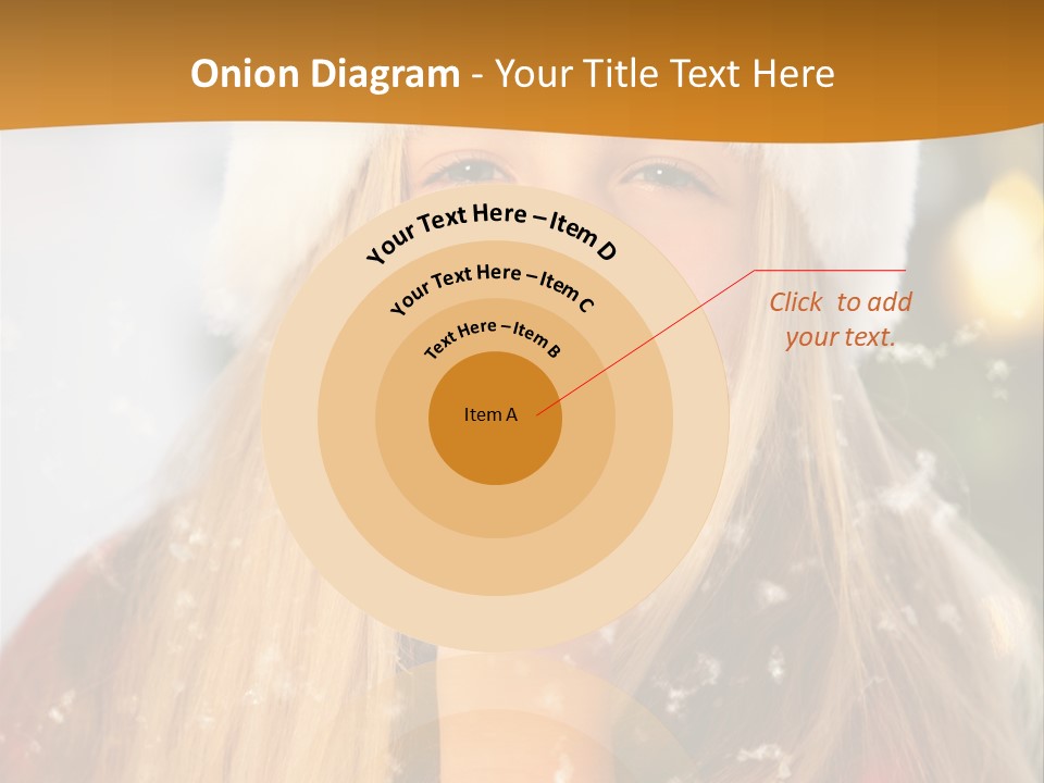 Dreamy Puff Caucasian PowerPoint Template