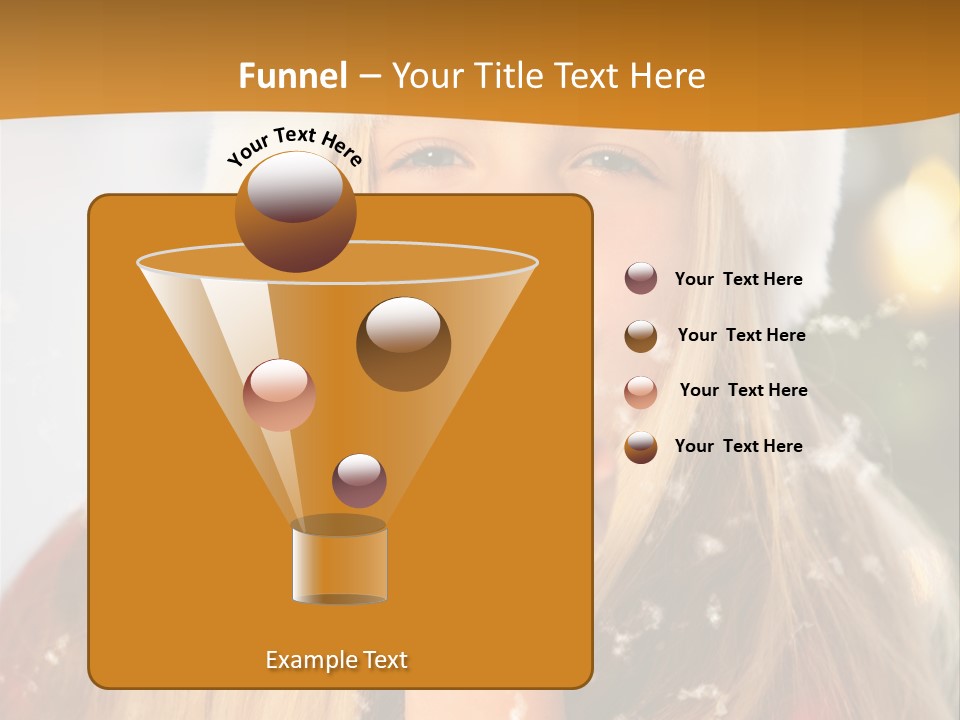 Dreamy Puff Caucasian PowerPoint Template