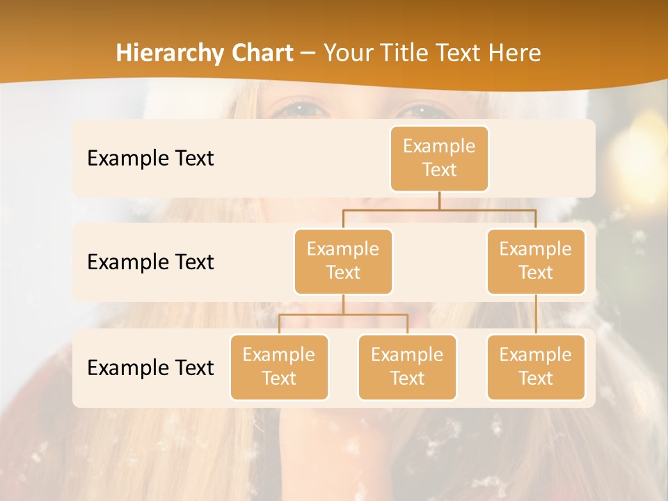 Dreamy Puff Caucasian PowerPoint Template