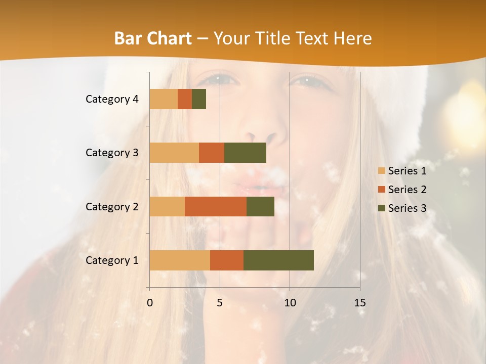 Dreamy Puff Caucasian PowerPoint Template