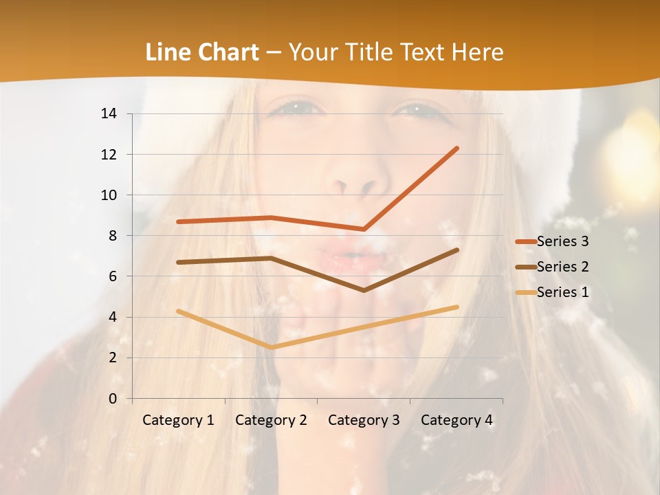 Dreamy Puff Caucasian PowerPoint Template