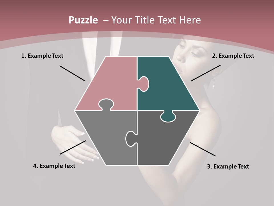 Suit Portrait Husband PowerPoint Template