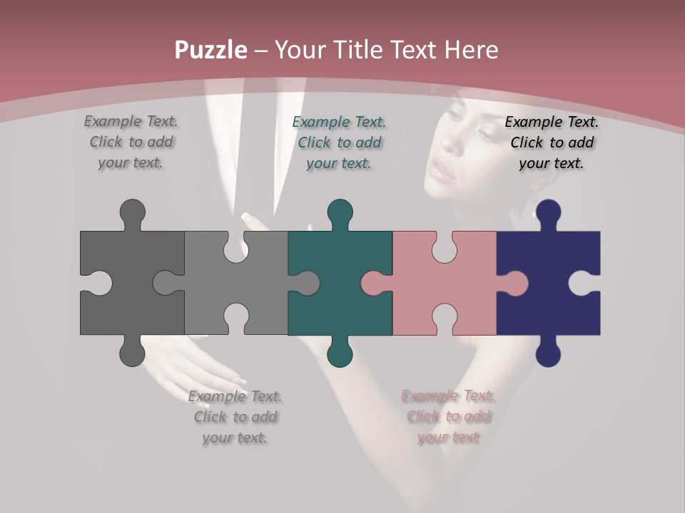 Suit Portrait Husband PowerPoint Template