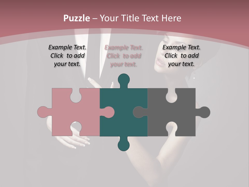 Suit Portrait Husband PowerPoint Template