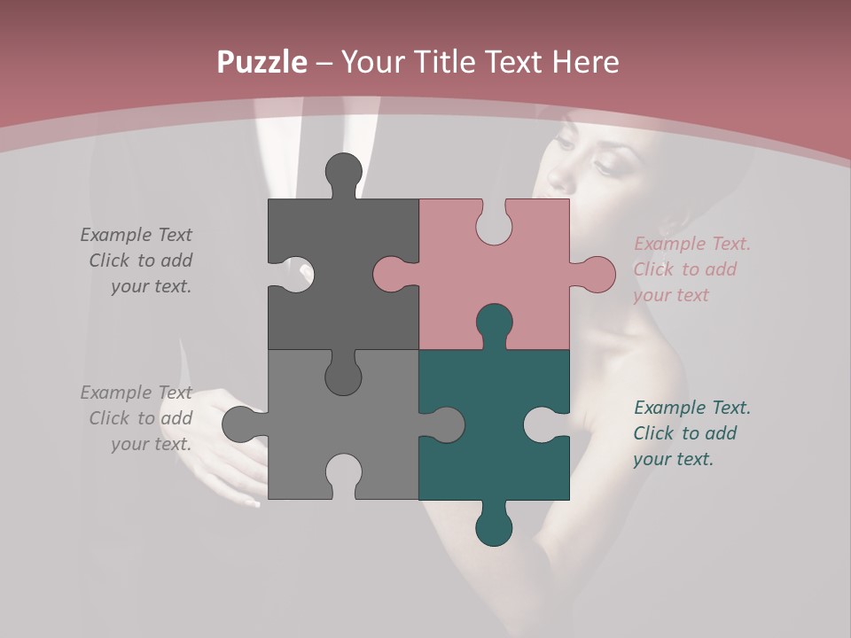 Suit Portrait Husband PowerPoint Template