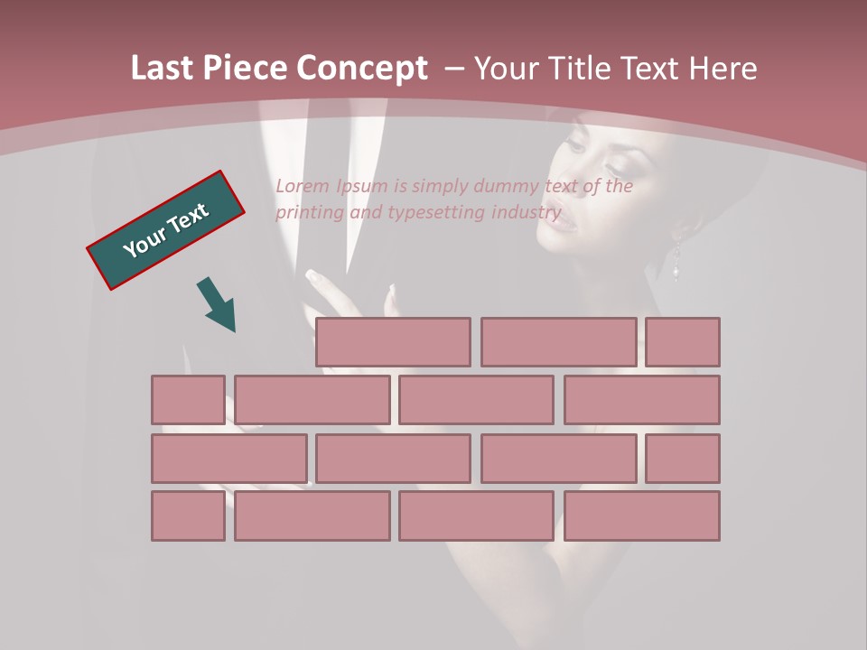 Suit Portrait Husband PowerPoint Template