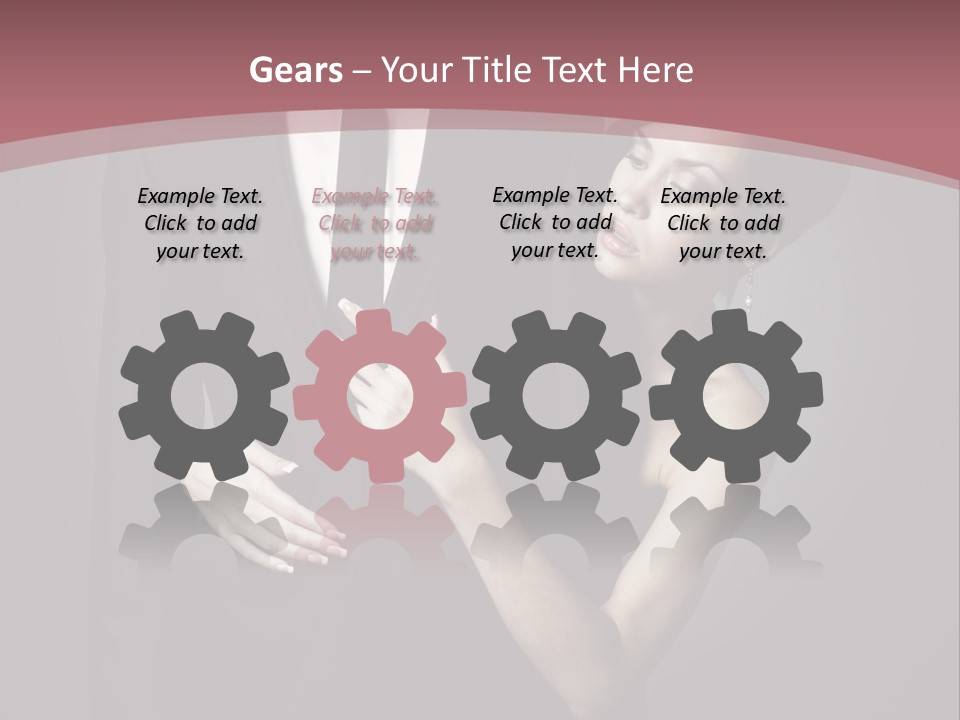 Suit Portrait Husband PowerPoint Template