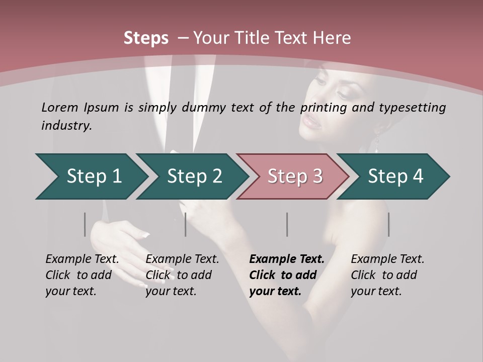 Suit Portrait Husband PowerPoint Template