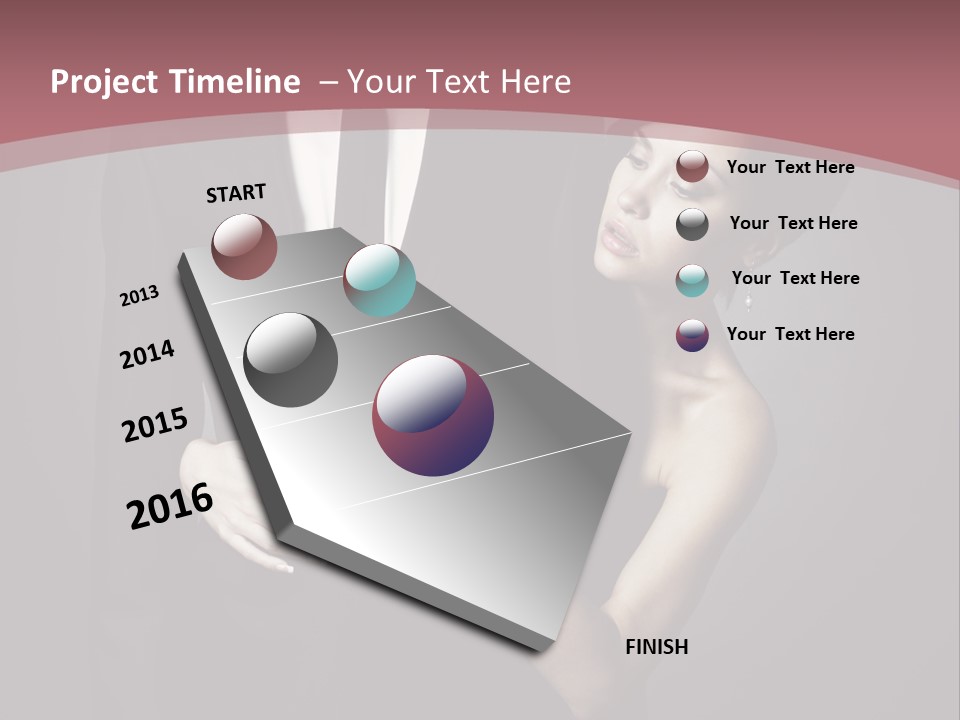 Suit Portrait Husband PowerPoint Template