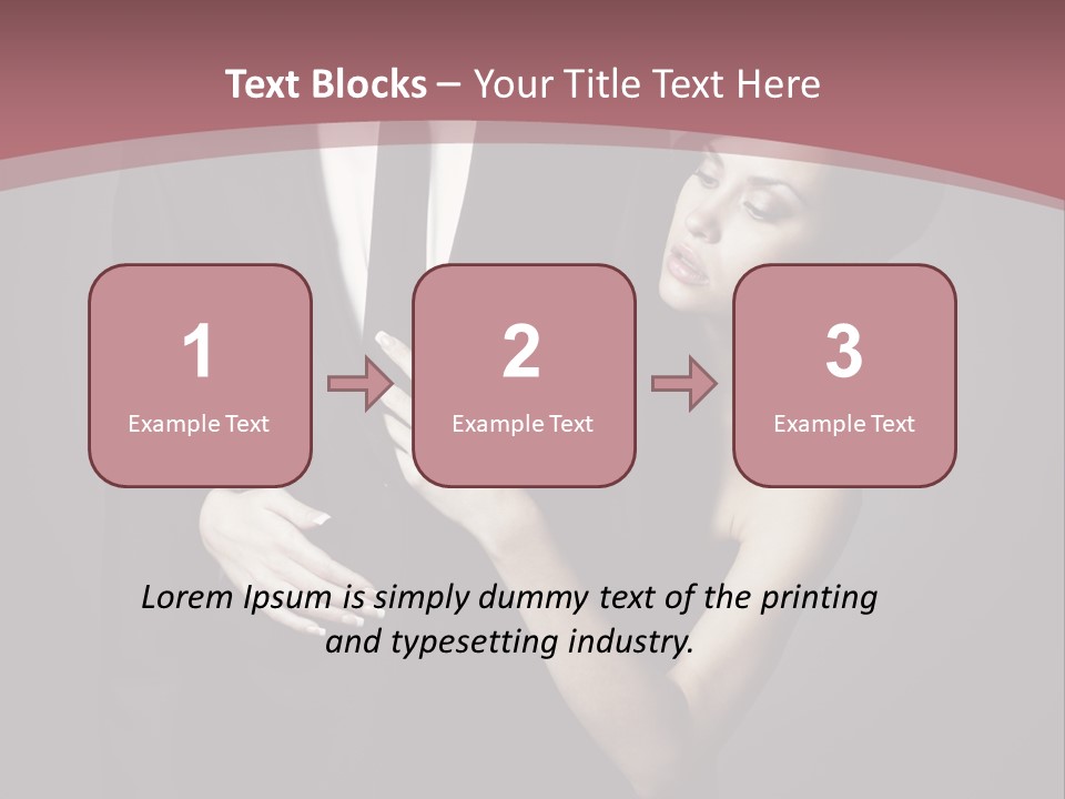 Suit Portrait Husband PowerPoint Template