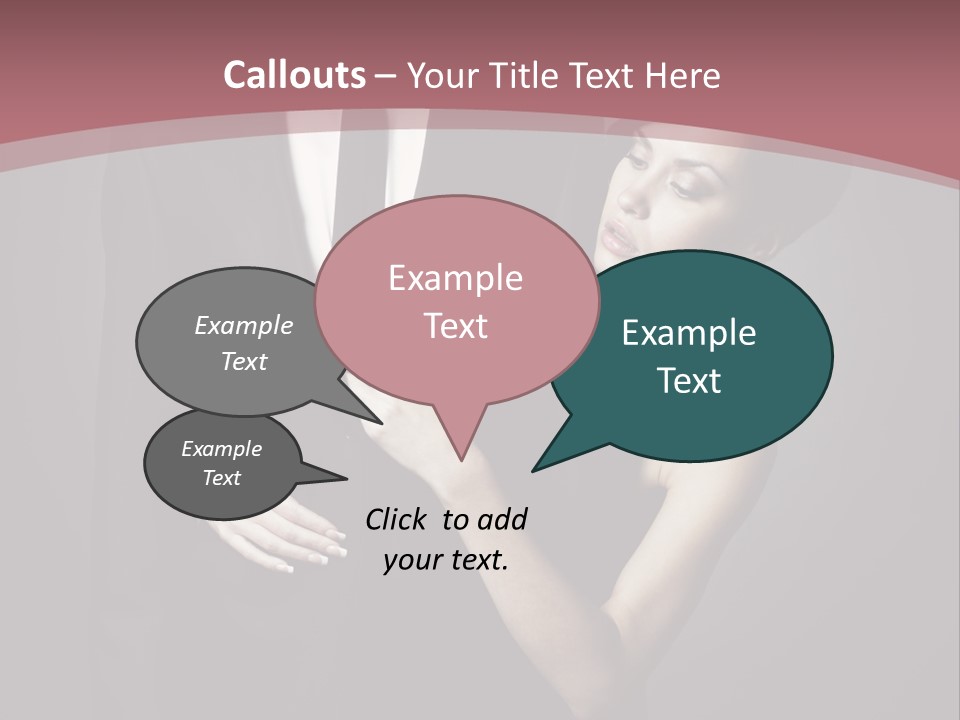 Suit Portrait Husband PowerPoint Template