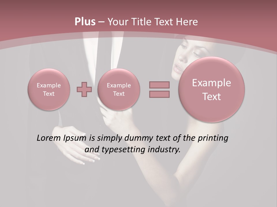 Suit Portrait Husband PowerPoint Template