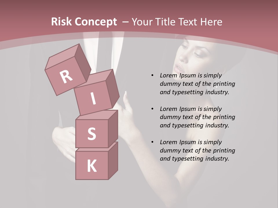 Suit Portrait Husband PowerPoint Template